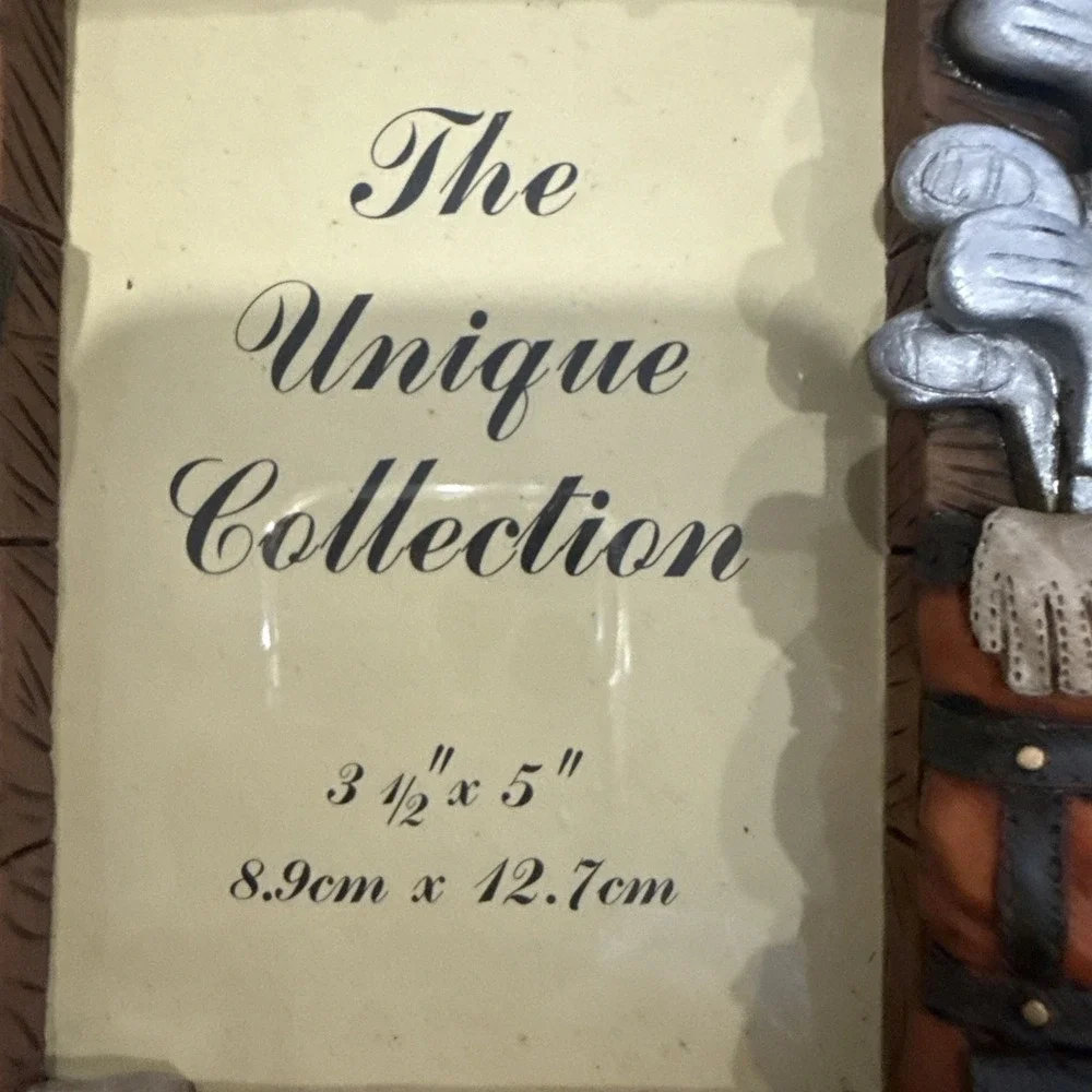 NEW Photo Frame The Unique Collection‎ Memories Golf Clubs 3.5
